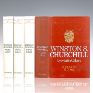 Winston S. Churchill [The Official Biography]. Volume IV: 1916-1922. [with] Volume IV Companion Parts I, II, and III.