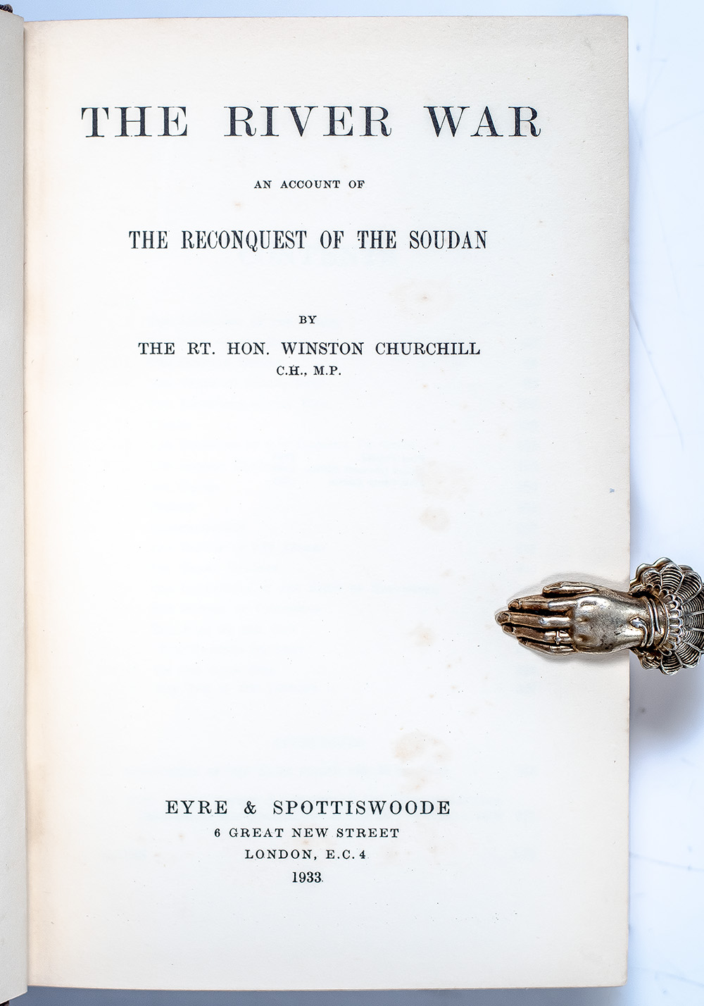 The River War: An Account of the Reconquest of the Sudan.