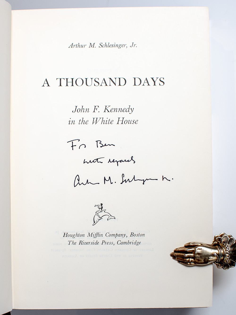 A Thousand Days: John F. Kennedy In the White House.