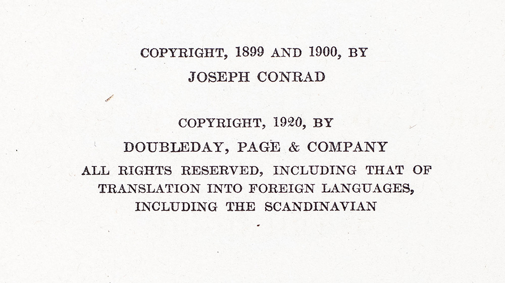 The Works of Joseph Conrad.