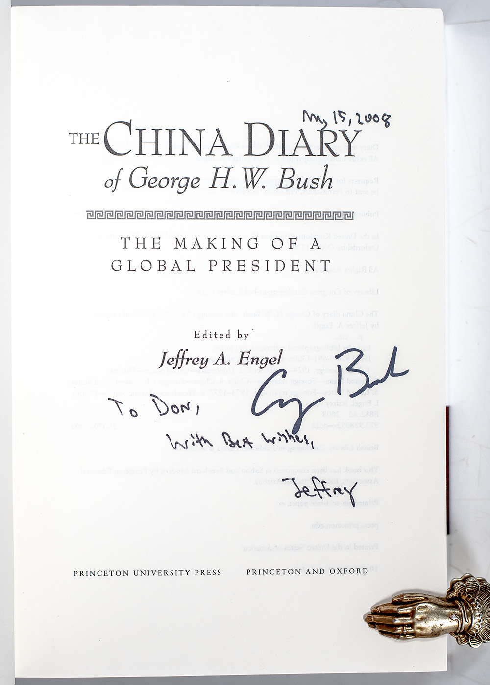 The China Diary of George H. W. Bush: The Making of a Global President.
