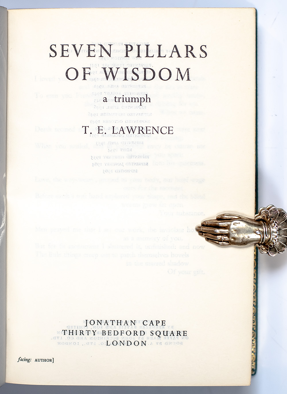 Seven Pillars of Wisdom: A Triumph.