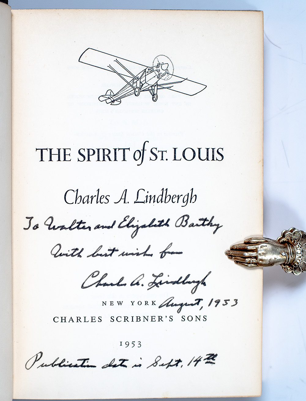 The Spirit of St. Louis.