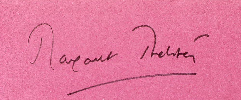 Margaret Thatcher: First Lady of the House.