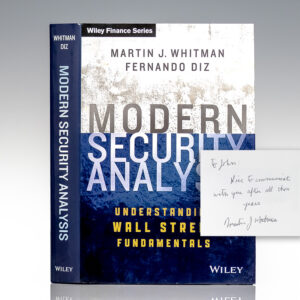 Modern Security Analysis: Understanding Wall Street Fundamentals.