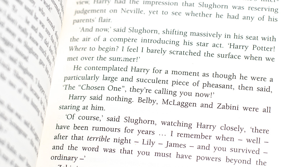 Harry Potter and the Half-Blood Prince.