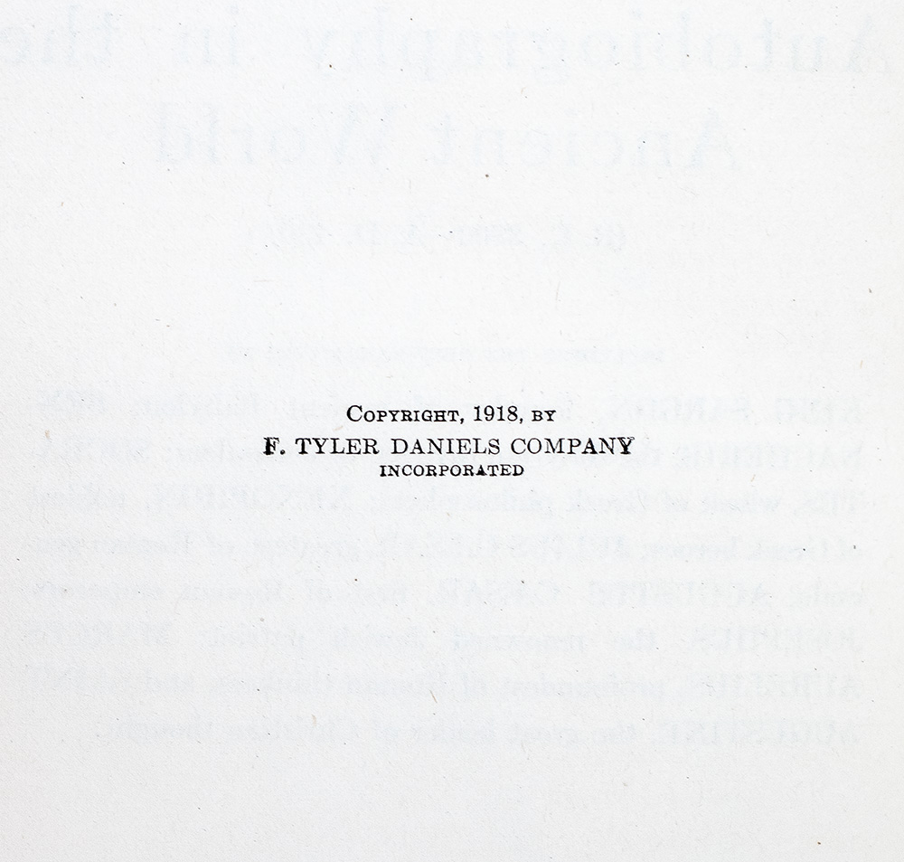 University Library of Autobiography: Including All The Great Autobiographies and the Autobiographical Data Left by the World's Famous Men and Women.