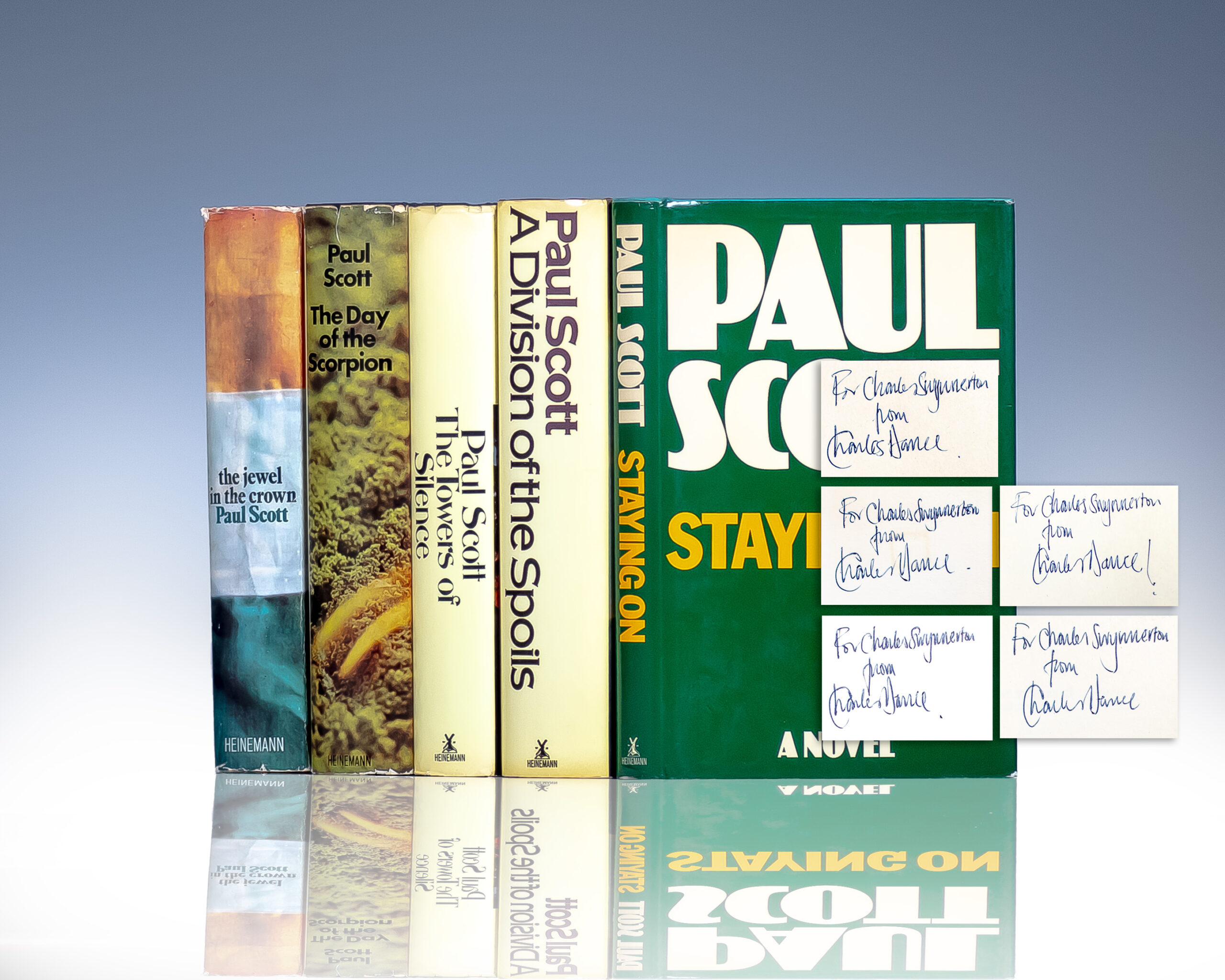 The Raj Quartet. [The Jewel in the Crown, The Day of the Scorpion, The Towers of Silence, A Division of the Spoils, Staying On].