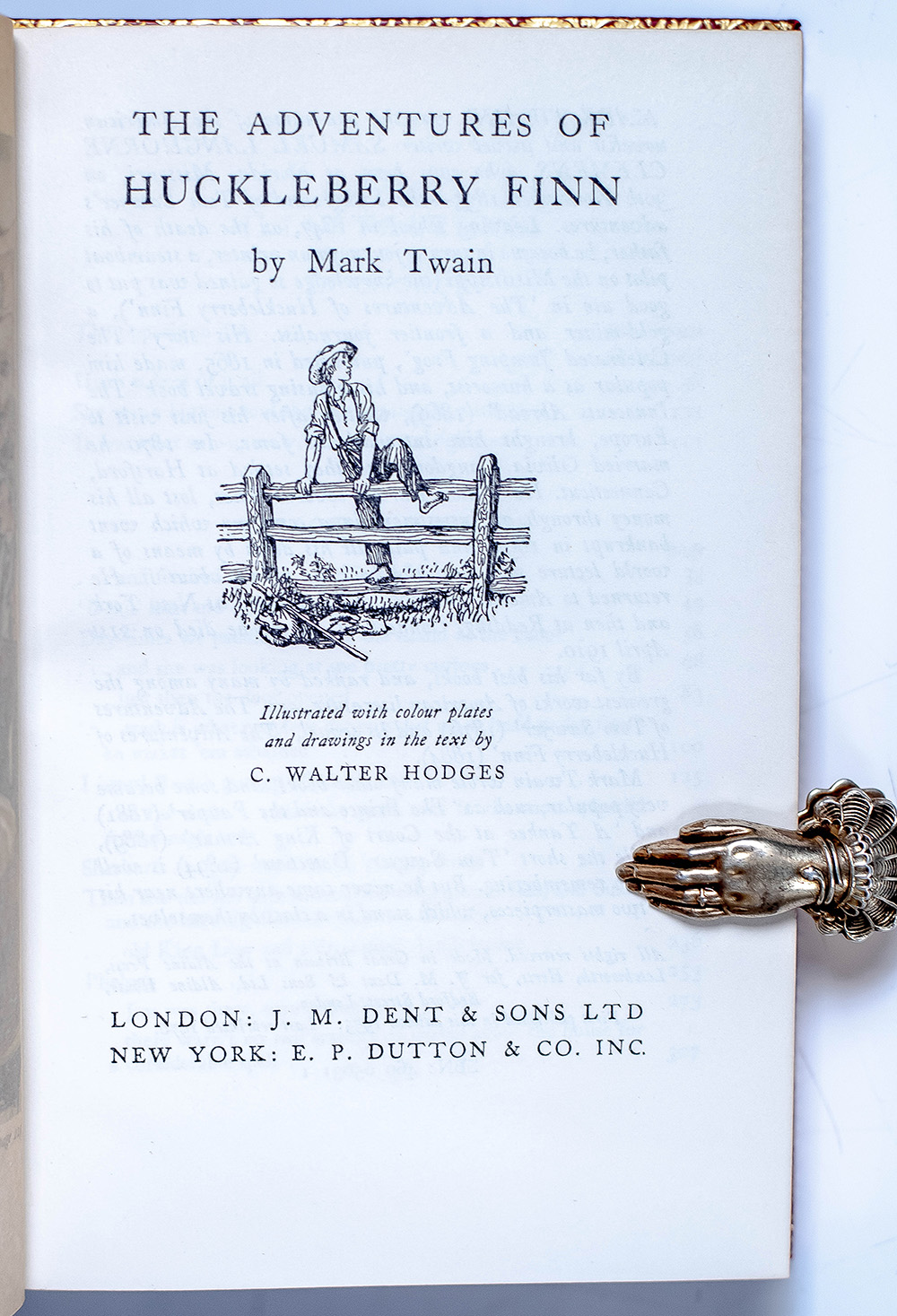 The Adventures of Huckleberry Finn.