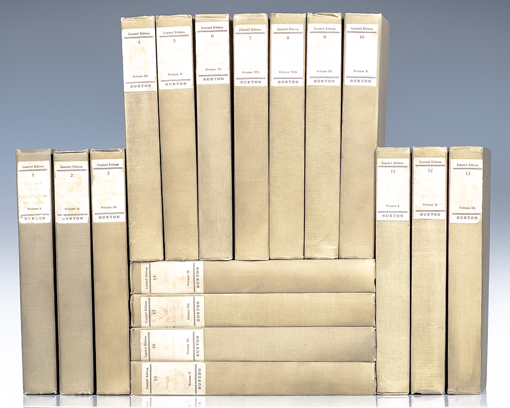 The Book of the Thousand Nights and a Night with Introduction and Explanatory Notes on the Manners and Customs of Moslem Men and a Terminal Essay Upon the History of The Nights.