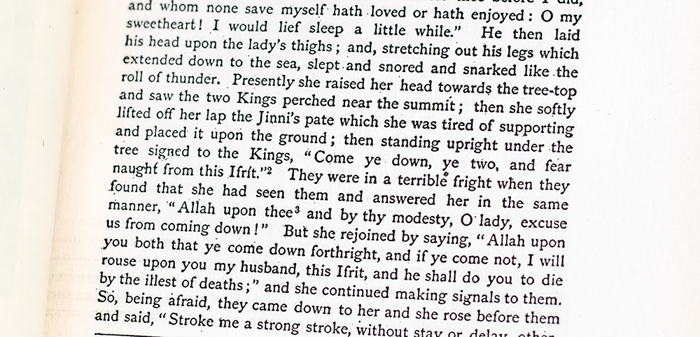 The Book of the Thousand Nights and a Night with Introduction and Explanatory Notes on the Manners and Customs of Moslem Men and a Terminal Essay Upon the History of The Nights.