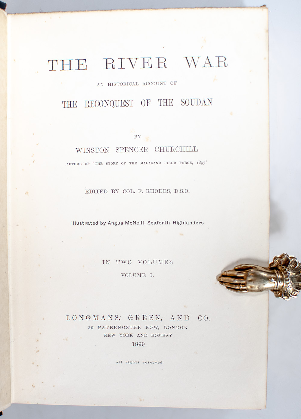 The River War: An Account of the Reconquest of the Sudan.