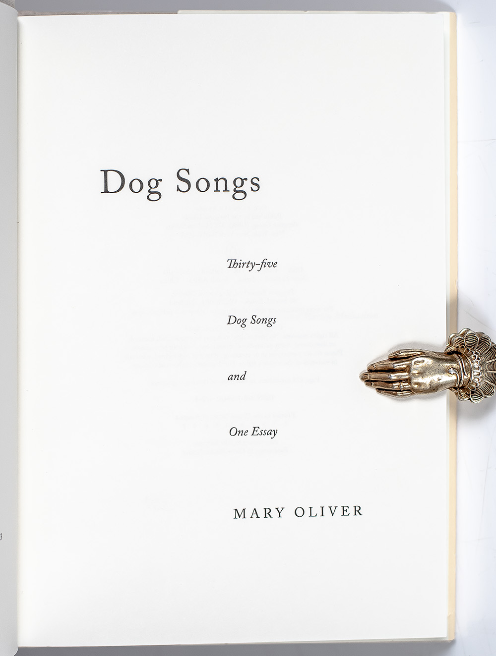 Dog Songs: Poems.