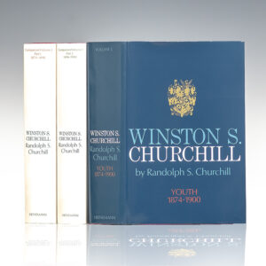 Winston S. Churchill [The Official Biography]. Volume I: Youth: 1874-1900 [with] Volume I Companion: Part 1 1874-1896 [and] Volume I Companion: Part 2 1896-1900.