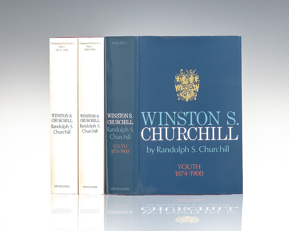 Winston S. Churchill [The Official Biography]. Volume I: Youth: 1874-1900 [with] Volume I Companion: Part 1 1874-1896 [and] Volume I Companion: Part 2 1896-1900.