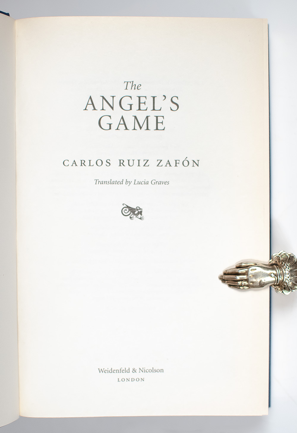 The Angel's Game.