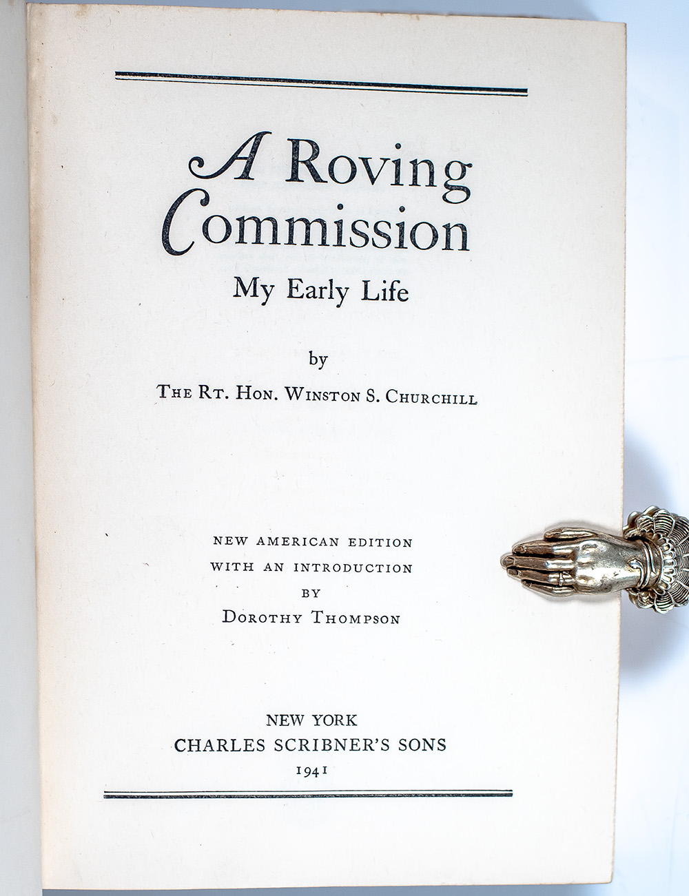 A Roving Commission: My Early Life.