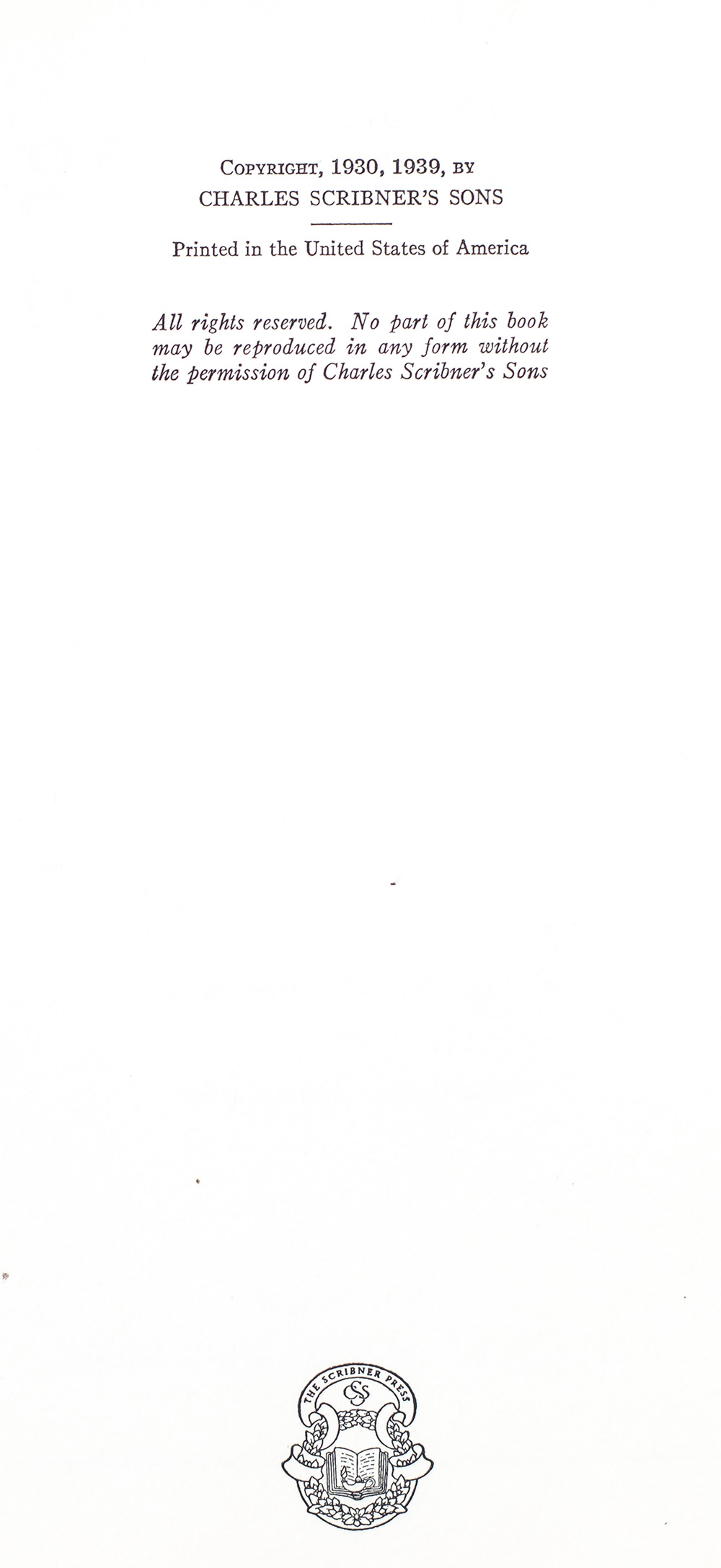 A Roving Commission: My Early Life.