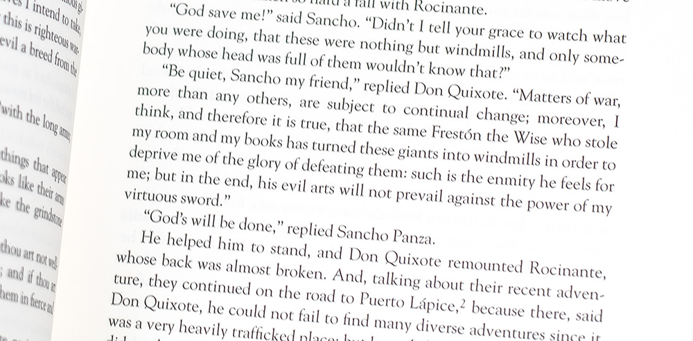 Don Quixote: A New Translation by Edith Grossman.