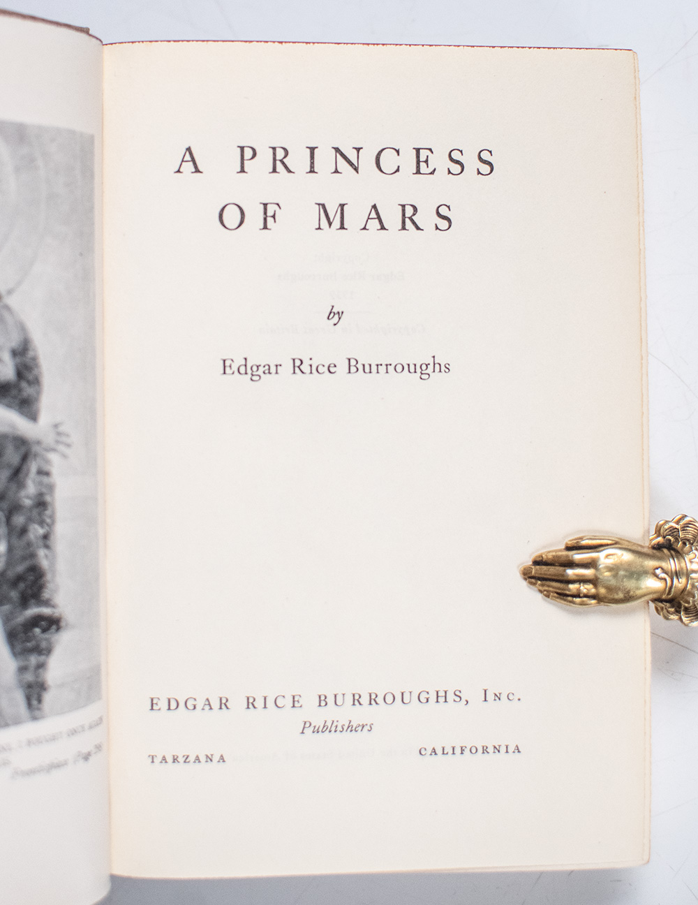 A Princess of Mars.