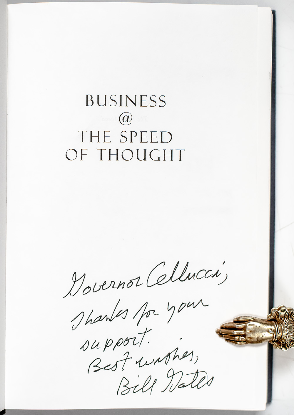 Business @ The Speed of Thought: Using a Digital Nervous System.