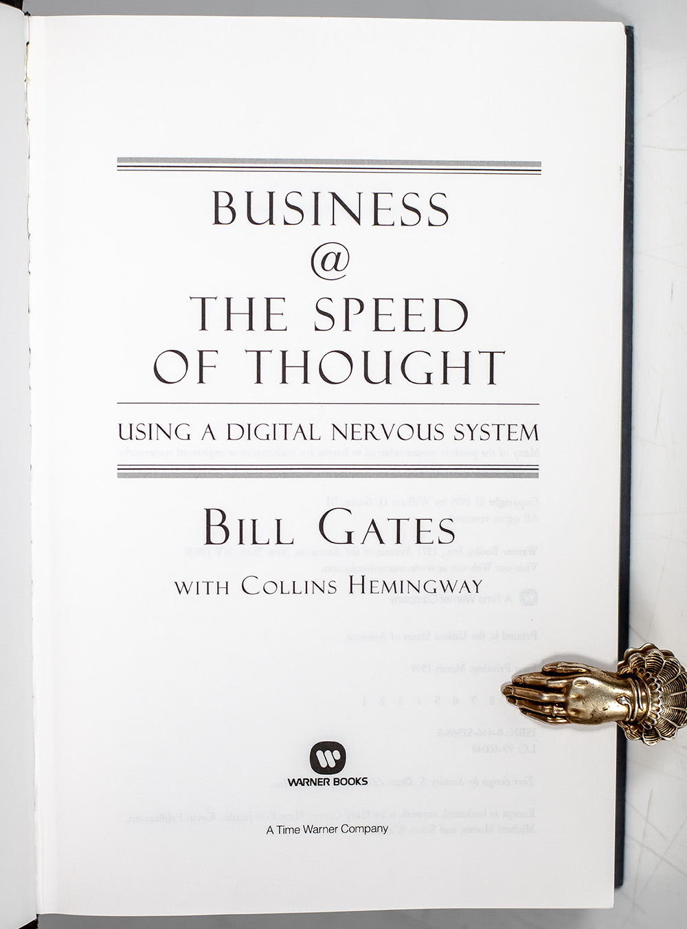 Business @ The Speed of Thought: Using a Digital Nervous System.