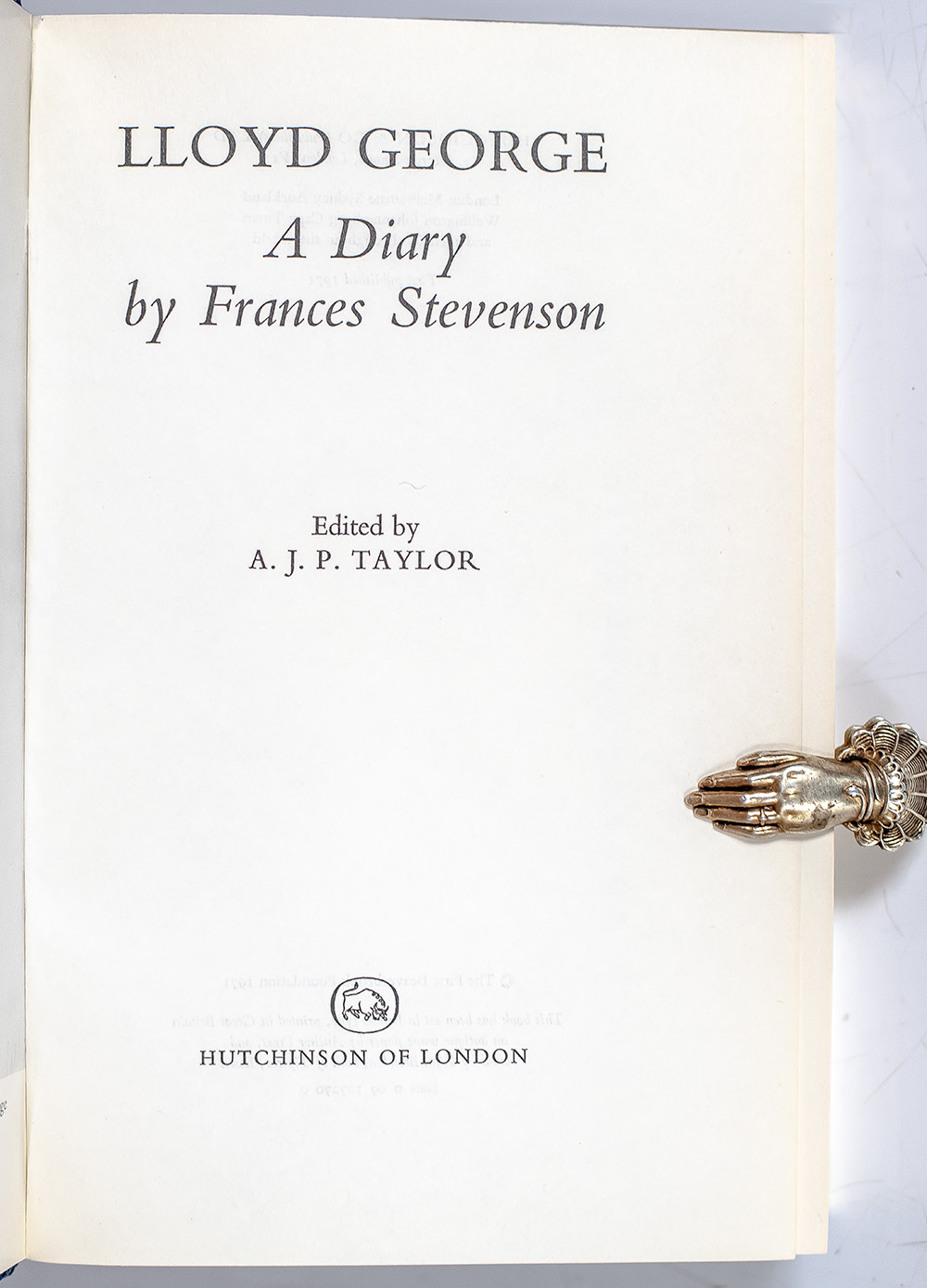 Lloyd George: A Diary