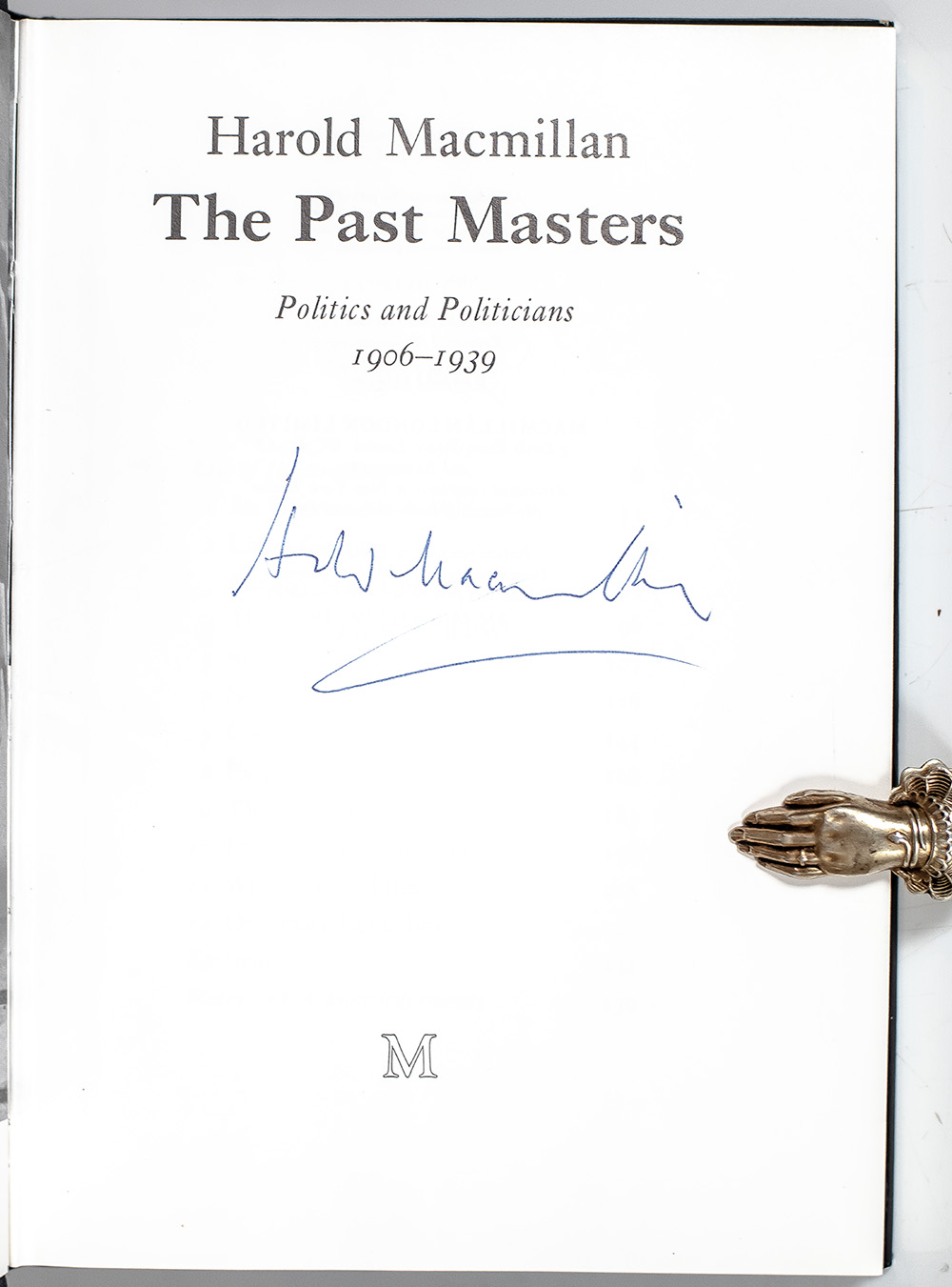 The Past Masters: Politics and Politicians 1906-1939.