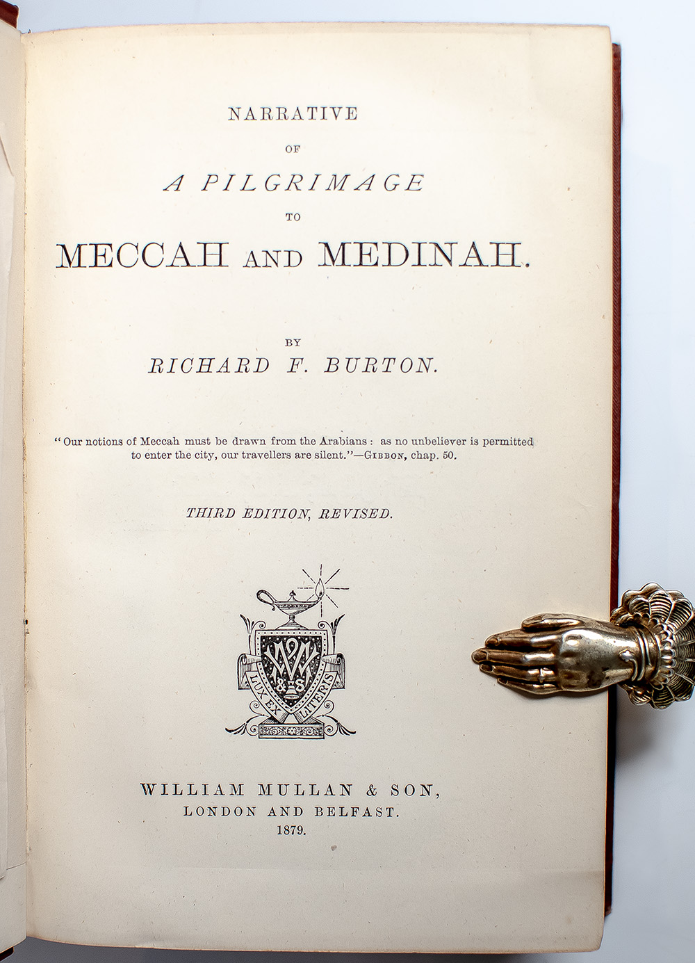 Narrative of a Pilgrimage to Meccah and Medinah.