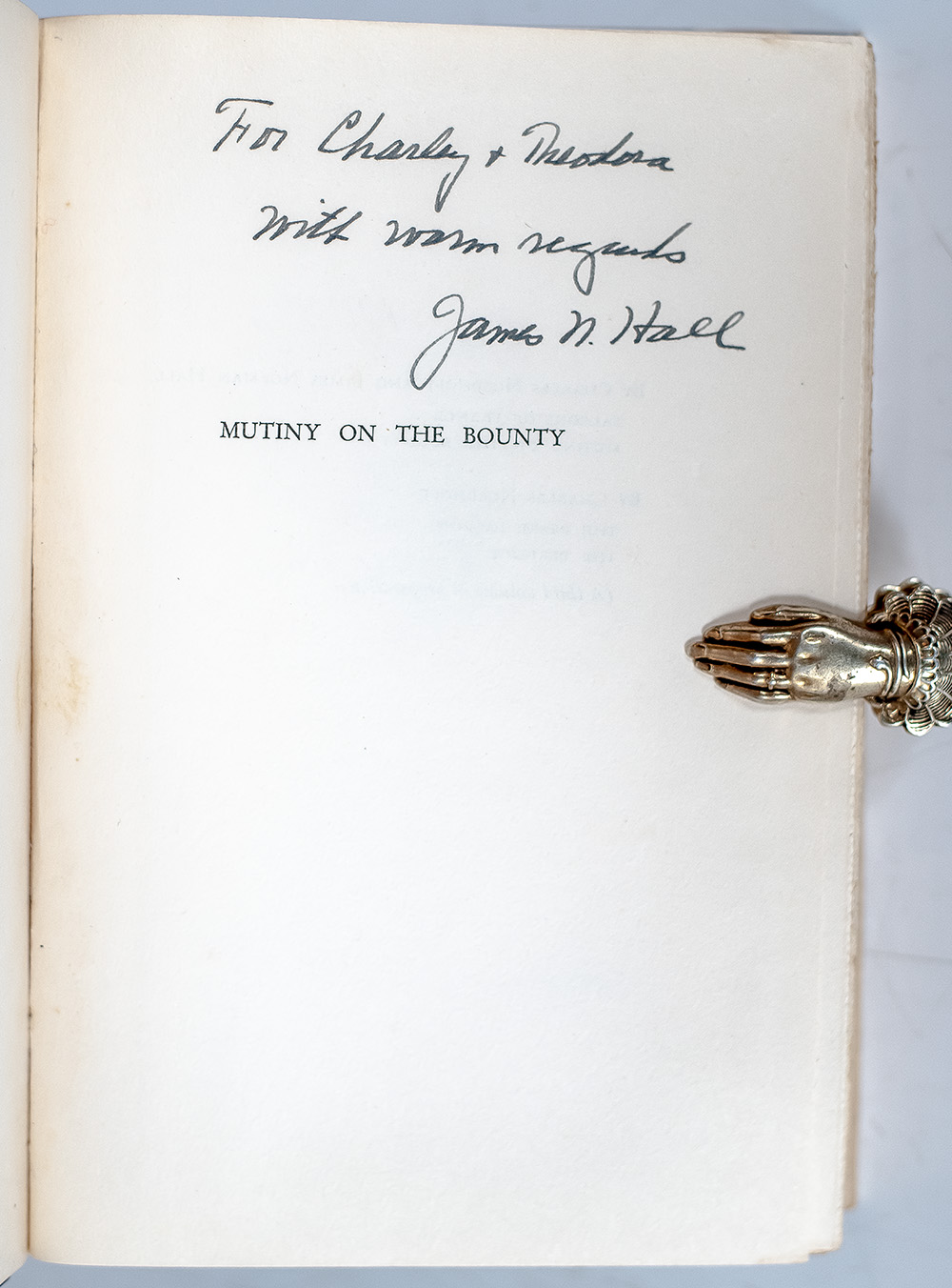 The Bounty Trilogy: Mutiny on the Bounty, Men Against the Sea, Pitcairn's Island.