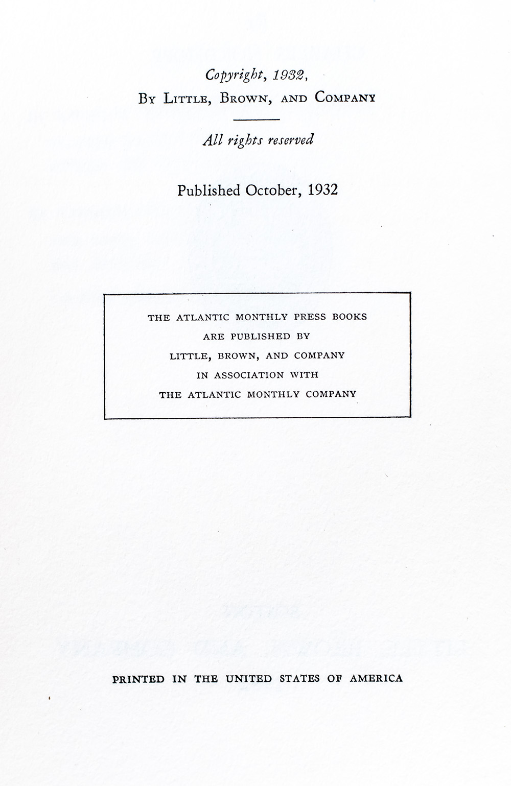 The Bounty Trilogy: Mutiny on the Bounty, Men Against the Sea, Pitcairn's Island.