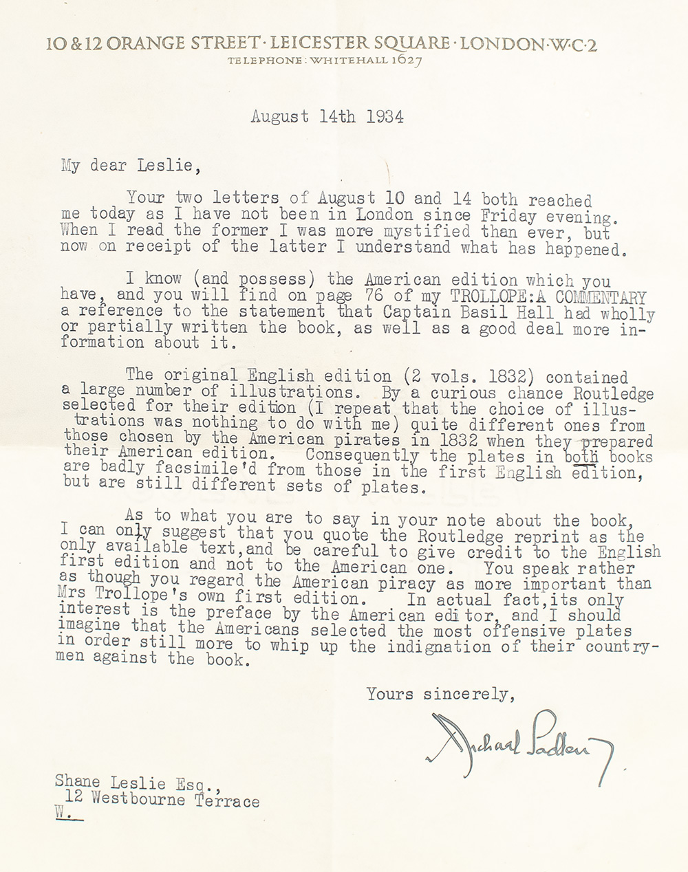 Domestic Manners of The Americans.