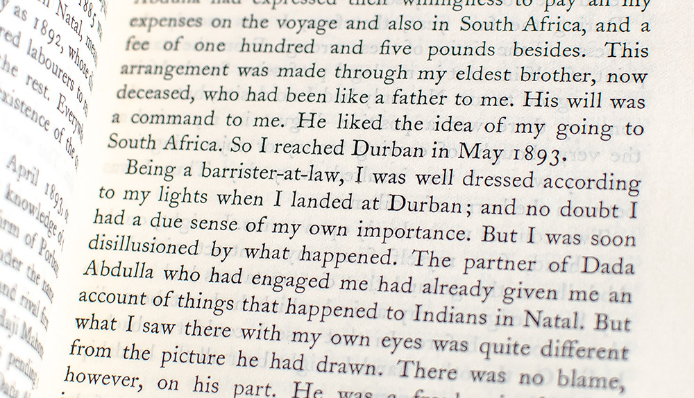 Mahatma Gandhi at Work: His Own Story Continued.