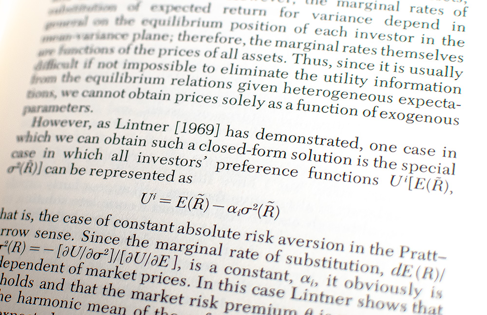 Studies in the Theory of Capital Markets.