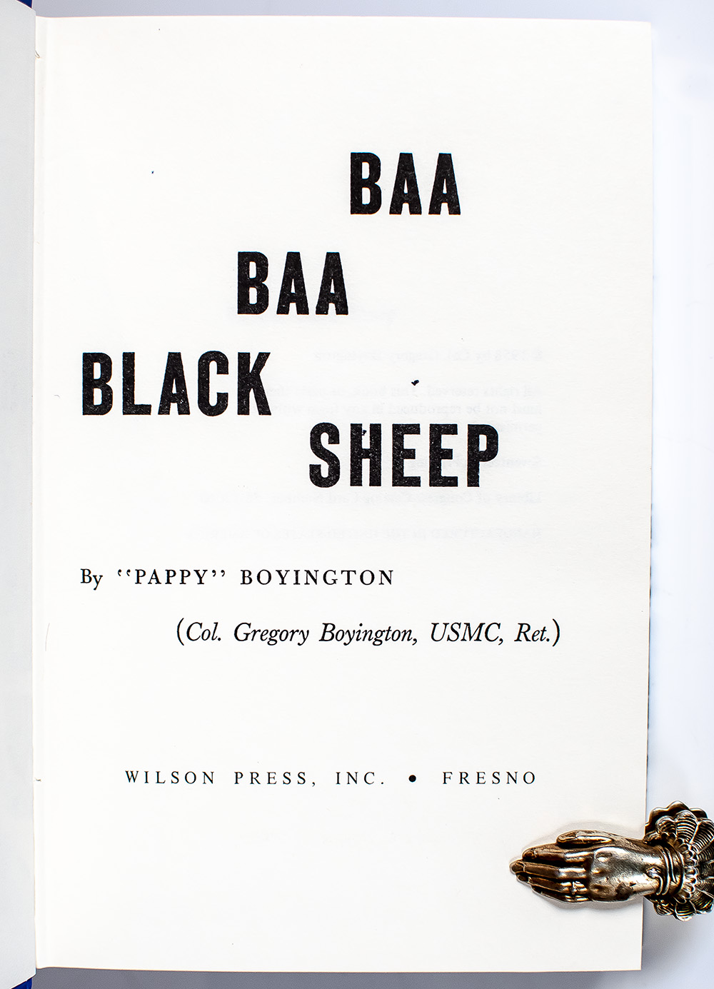 Baa Baa Black Sheep.