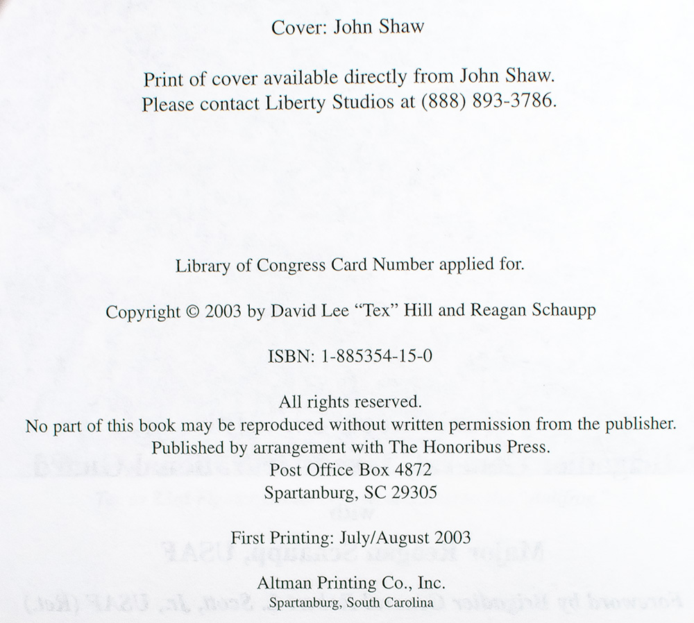 Tex' Hill: Flying Tiger.