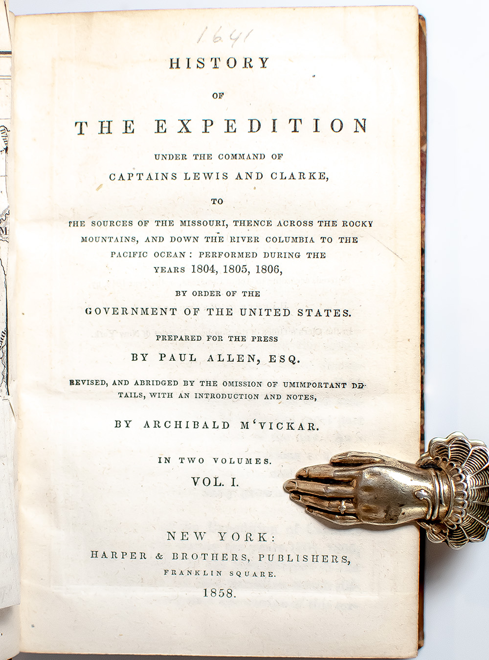History of the Expedition Under the Command of Captains Lewis and Clarke.