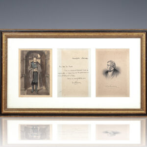 William M. Thackeray Autograph Letter Signed.