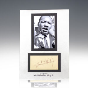 Martin Luther King Jr. Signature.