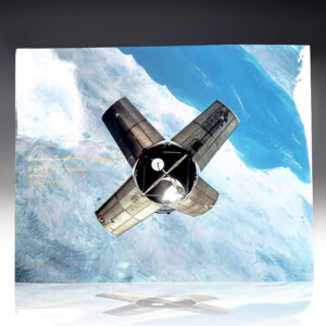 Walter Cunningham Signed Apollo 7 Rendezvous Photograph.