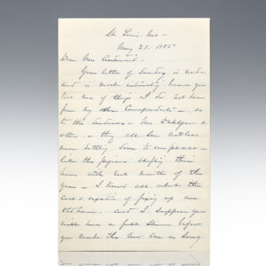 William T. Sherman Autograph Letter Signed.