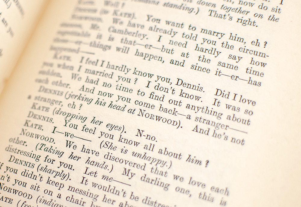 Ten Plays: Mr. Pim Passes By: A Comedy in Three Acts, The Stepmother: A Play in One Act, Wurzel-Flummery: A Comedy in One Act, The Romantic Age: A Comedy in Three Acts, The Artist: A Duologue, The Camberley Triangle: A Comedy in One Act, To Have the Honour: A Comedy in Three Acts, The Man in the Bowler Hat: A Terribly Exciting Affair, The Boy Comes Home: A Comedy in One Act, Ariadne, or Business First: A Comedy in Three Acts.