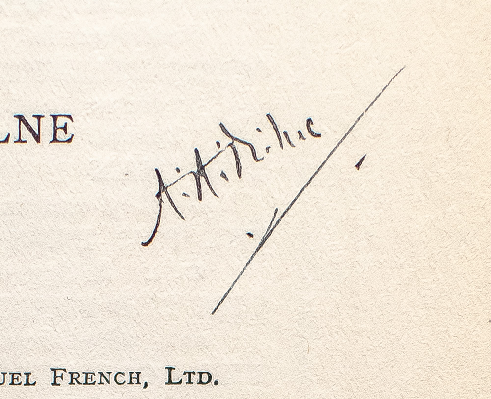 Ten Plays: Mr. Pim Passes By: A Comedy in Three Acts, The Stepmother: A Play in One Act, Wurzel-Flummery: A Comedy in One Act, The Romantic Age: A Comedy in Three Acts, The Artist: A Duologue, The Camberley Triangle: A Comedy in One Act, To Have the Honour: A Comedy in Three Acts, The Man in the Bowler Hat: A Terribly Exciting Affair, The Boy Comes Home: A Comedy in One Act, Ariadne, or Business First: A Comedy in Three Acts.