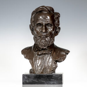 Bronze Bust of Abraham Lincoln.
