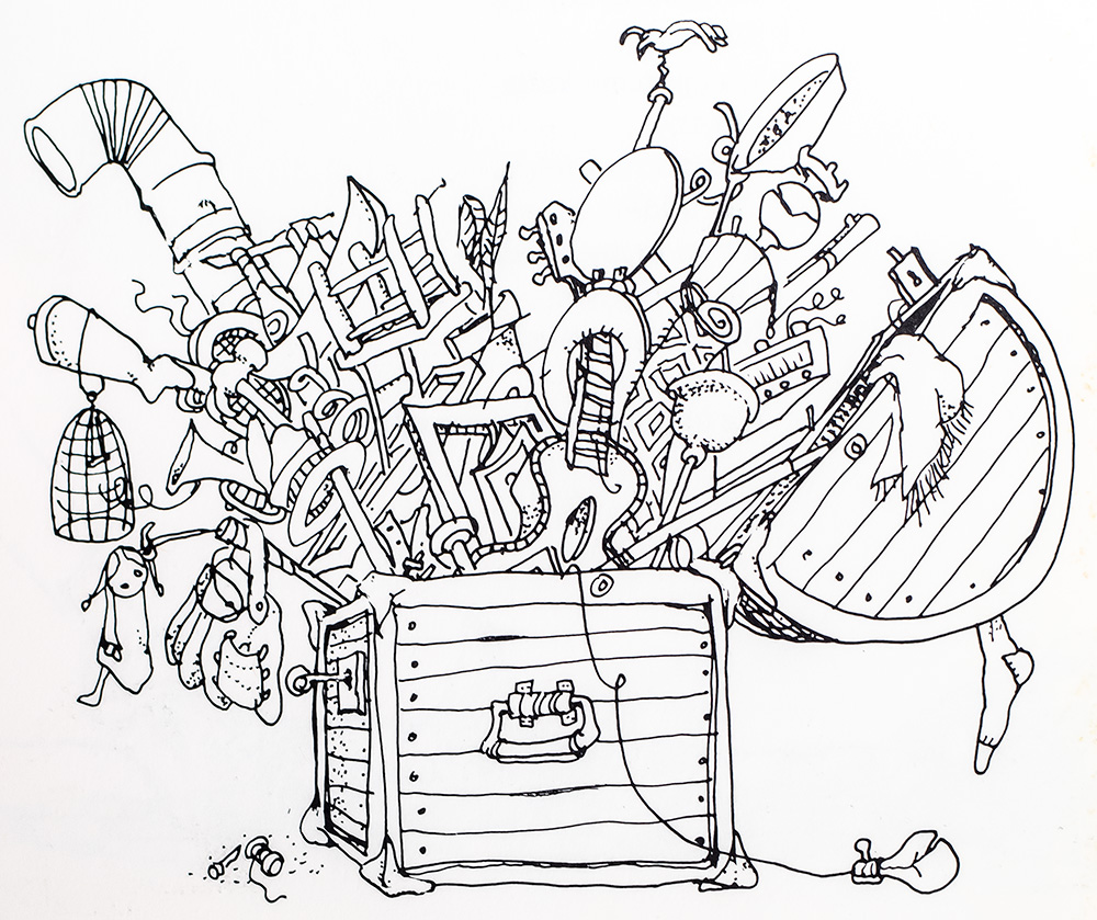 Where the Sidewalk Ends: Poems and Drawings.