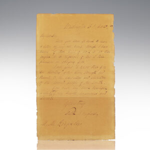 Frederick Douglass Autograph Letter Signed to M. M. Rodgers
