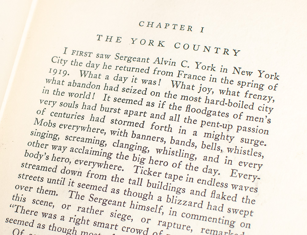 Sergeant York: The Story of His Life.