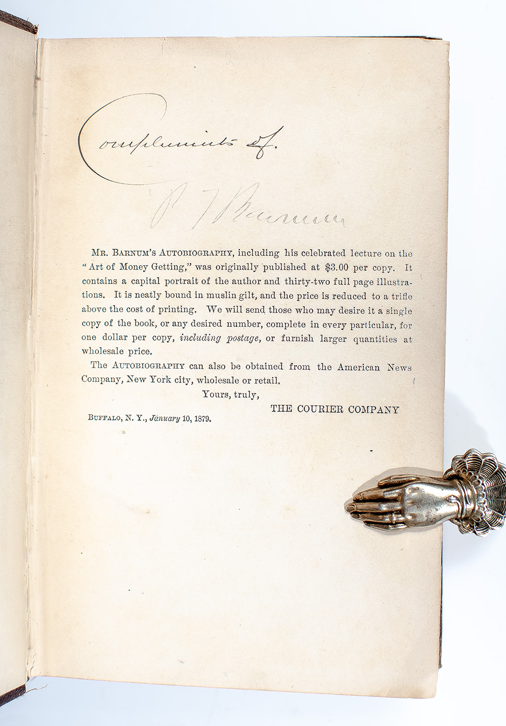 Struggles and Triumphs; or, Forty Years' Recollections of P. T. Barnum.