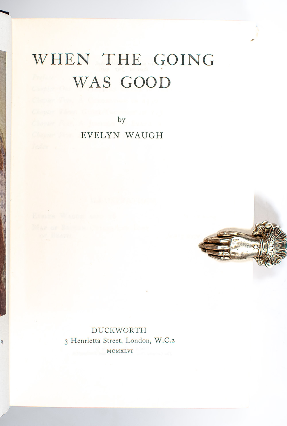 When the Going was Good.