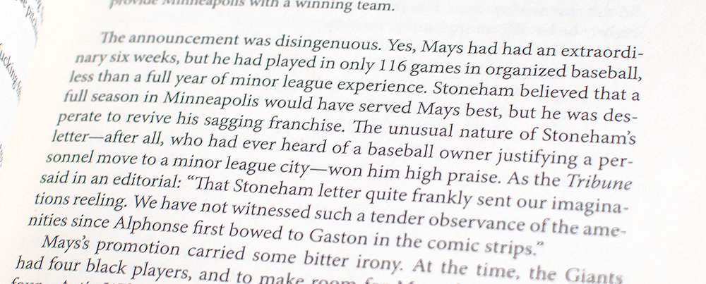 Willie Mays: The Life, The Legend.